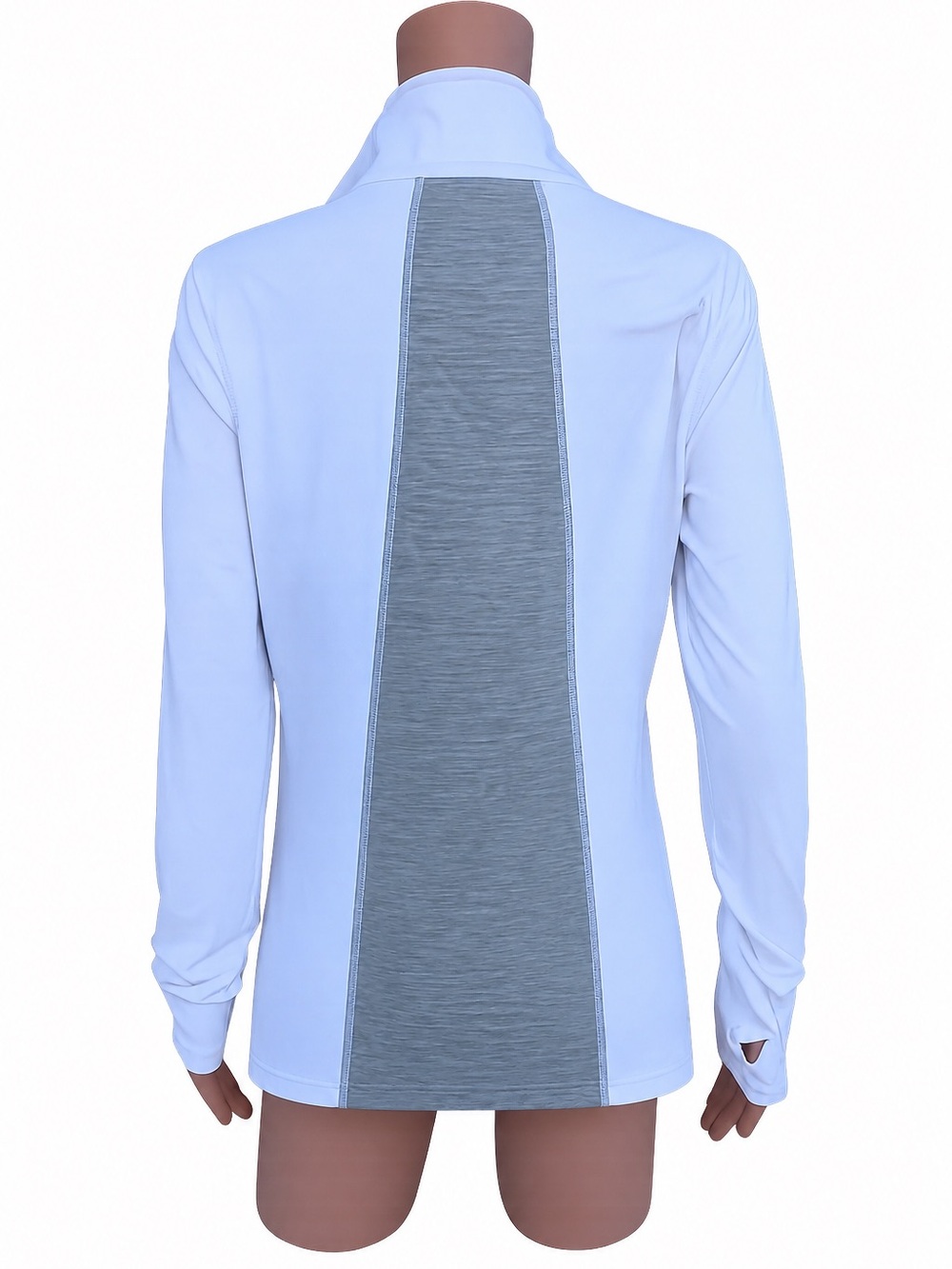 Danskin Now Semi-Fitted Lightweight Athletic Full Zip Jacket Mock Neck Sz L - Picture 5 of 12